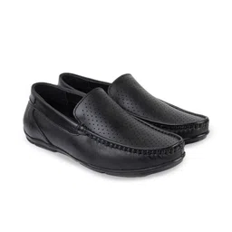 BRATVA Men Perforated Leather Loafers-57