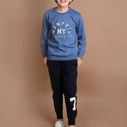 LilPicks Boys Solid Cotton Joggers-image-81