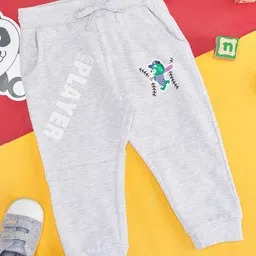 Pantaloons Baby Infants Boys Typography Printed Cotton Joggers-image-81