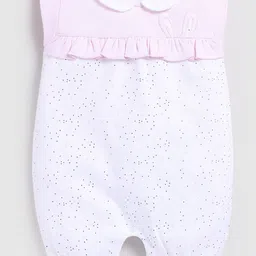 BABY GO Infants Girls Abstract Printed Cotton Rompers-7