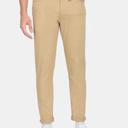 Flying Machine Men Tapered Fit Cotton Chinos Trousers-image-46