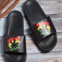 Solethreads Men Black & Multicoloured Sliders-76