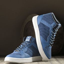 OFF LIMITS Men Colourblocked Velvet Sneakers-11
