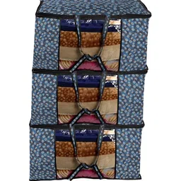 Stylista Grey & Blue 3 Pieces Water Resistant Multi-Utility Organisers-6