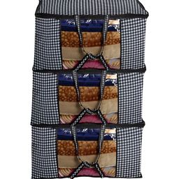 Stylista Grey & White 3Pcs Water Resistant Multi-Utility Organisers-16
