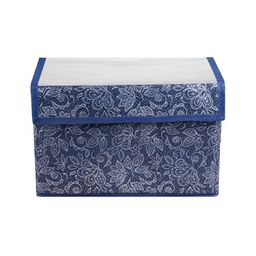 Kuber Industries Blue & White 2 Pieces Regular Multi-Utility Organisers-4