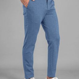 The Pant Project Men Tailored Slim Fit Wrinkle Free Trousers image 3