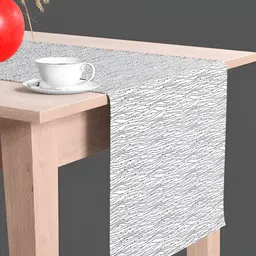 ArtzFolio White & Black Digital Printed Table Runner image 3
