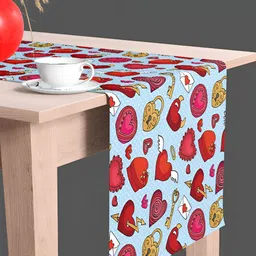 ArtzFolio Blue & Red Digital Printed Table Runner image 5