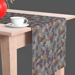 ArtzFolio Grey Printed Rectangular Table Runner image 2