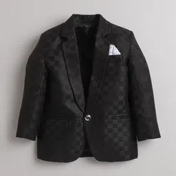 Jeetethnics Infant Boys Checked 4 Piece Party Suits image 5