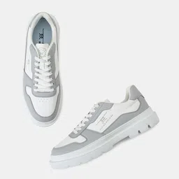 Flying Machine Men LYLE Colourblocked Comfort Insole Basics Sneakers image 2