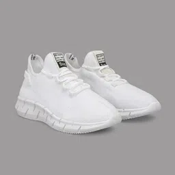 RapidBox Men Textured Mesh Basics Sneakers image 2