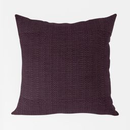 Myntra Elegant Homes Mauve & Black Set of 2 Striped Square Cushion Covers image 3