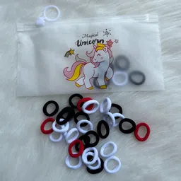 CHANDERKASH Set Of 12 Assorted Ponytail Holders image 4