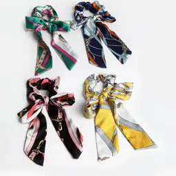 VOGUE PANASH Women Multicoloured Set of 4 Ponytail Holders image 2