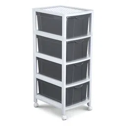 Nayasa Grey Set of 4 Regular Multi-Utility Organisers image 2