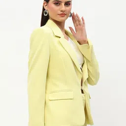 Madame Notched Lapel Open-Front Formal Blazers image 2