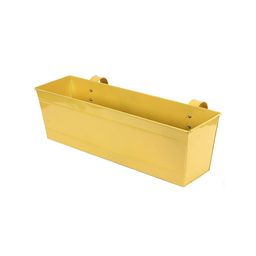 TRUSTBASKET Yellow Rectangular Railing Planter image 4