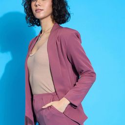 SASSAFRAS worklyf Shawl Collar Front Open Formal Blazer image 2