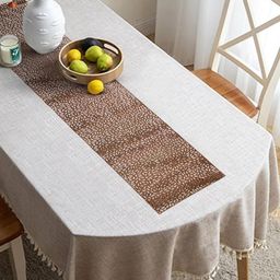 LooMantha Brown Abstract Table Runner image 2