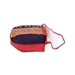 Kuber Industries Set Of 6 Red Self-Design Blouse Organisers image 3