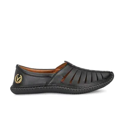 Vellinto Men Hustle Lightweight Mojaris With Laser Cuts image 3