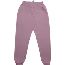 TINY HUG Boys Pack of 2 Fluorescent Green & mauve Solid Joggers image 2