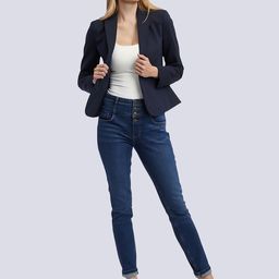 BAESD Notched Lapel Single-Breasted Casual Blazer image 4