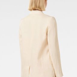 Forever New Linen Tailored Fit Linen Open Front Blazer image 4