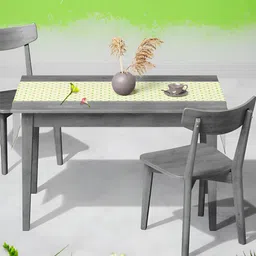 ArtzFolio Cream & Green Digital Printed Table Runner image 5