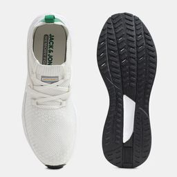 Jack & Jones Men Textured Round Toe Memory Foam Lace-Ups Sneakers image 4