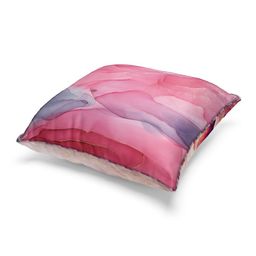 BIANCA Red & Pink Set of 2 Floral Square Cushion Covers image 4