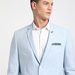 THE BEAR HOUSE Tailored Fit Single-Breasted Formal Blazer-image-75