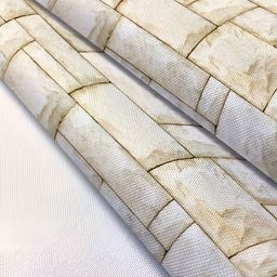 ArtzFolio Grey & Beige Geometric Printed Rectangular Table Runner image 2