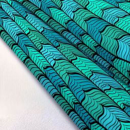 ArtzFolio Green & Black Digital Printed Table Runner image 4