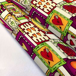 ArtzFolio Green & Red Quirky Printed Table Runner image 4