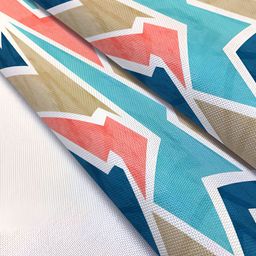 ArtzFolio Blue & Beige Abstract Printed Table Runner image 2