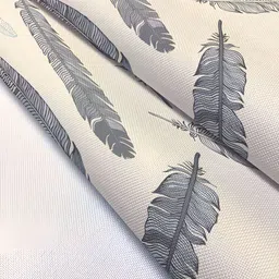 ArtzFolio White & Grey Printed Table Runner image 2