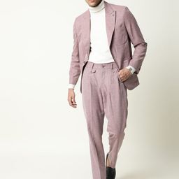 RARE RABBIT Men Dexit Tailored Fit Solid Single-Breasted Blazer image 5