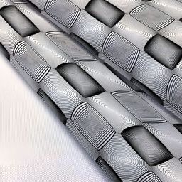 ArtzFolio Grey and Black Geometric Printed Table Runner image 5