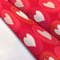 ArtzFolio Red & Beige Geometric Printed Edge To Edge Table Runner image 4