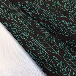 ArtzFolio Black & Green Digital Printed Table Runner image 3