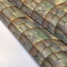 ArtzFolio Grey & Brown Geometric Printed Table Runner image 3