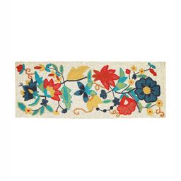 PURINA'S White & Red Beaded Rectangular Dining Table Runner image 3