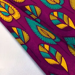 ArtzFolio Purple & Yellow Abstract Printed Table Runner image 3