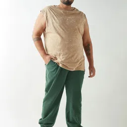 Bewakoof AIR 1.0 Men Plus Size Oversized Relaxed Fit Joggers image 2