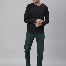 RARE RABBIT Men Bake Mid-Rise Slim Fit Trouser-image-53