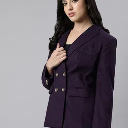 SHOWOFF Slim-Fit Double-Breasted Blazer-picture-12