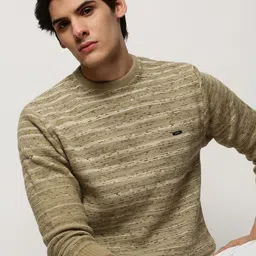 SHOWOFF Striped Acrylic Pullover-image-67